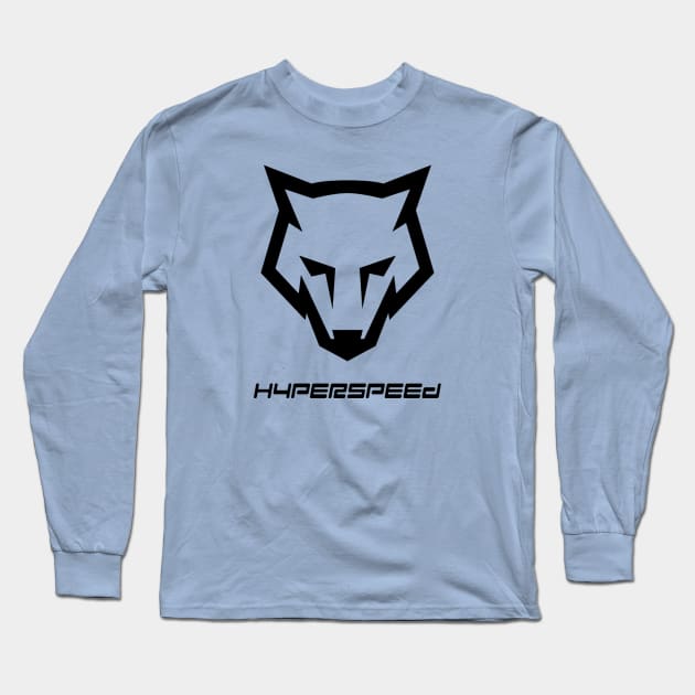 Hyperspeed Logo Long Sleeve T-Shirt by TheImmortalRedFox